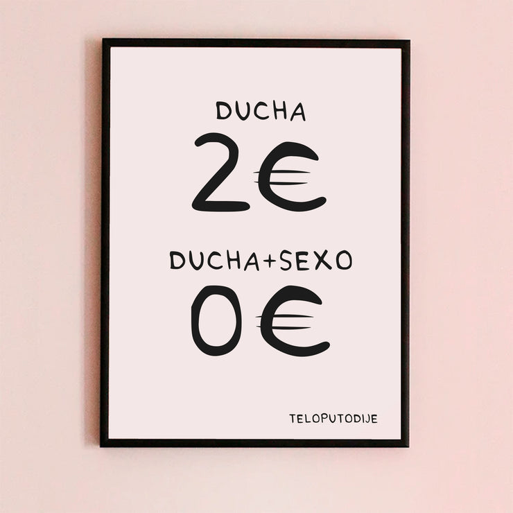DUCHA 2€, DUCHA+SEXO 0€